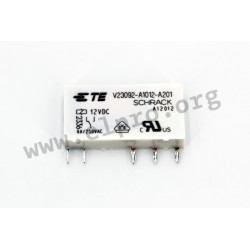 1956024-8, TE Connectivity PCB relays, 6A, 1 changeover contact, Schrack, SNR series