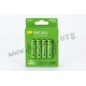 GPRCK260AA806C4, GP Batteries NiMH-Akkus, 1,2V, ReCyko und ReCykoPro Serie GPRCK260AA806 4-pack GPRCK260AA806C4