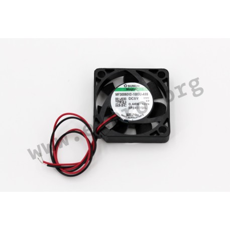 MF30060V2-1000U-A99, Sunon fans, 30x30x6mm, 5V DC, MF series
