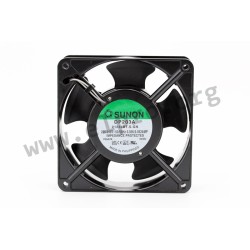 DP203A-2123LBT.S.GN, Sunon fans, 120x120x38mm, 230/115V AC, DP/A/SF/SP series