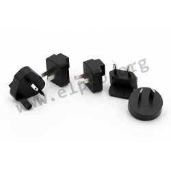 AC PLUG-MIX4, Mean Well input plugs, for NGE12/18/30/45/65/90 series