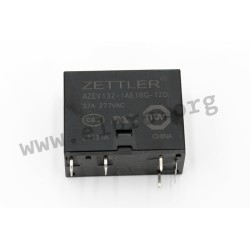 AZEV132-1AE1BG-5D, Zettler Printrelais, 32A, 1 Öffner und 1 Schließer, für E-Mobilität, AZEV132 Serie