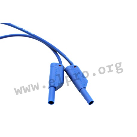 VSFK 8500 / 2.5 / 50 / BL, Schützinger Sicherheits-Messleitungen, CAT II, 2,5mm², 32A, VSFK 8500 und VSFK 8501 Serie