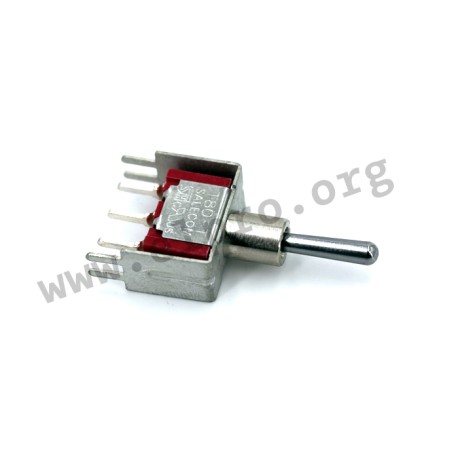 T8014A-SNCQ-E-S20, Salecom toggle switches, 5A, for Ø6,86mm cutout, T80-T series