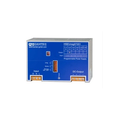 HSEUREG07201.130(R2), Camtec switching power supplies, DIN rail mounting, 720W, HSEUREG07201(R2) series