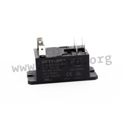 AZ2800-2AE-240A5, Zettler PCB relays, 40A, 2 changeover or 2 normally open contacts, AZ2800 and AZ2850 series