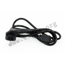 EU1-MC13, Mean Well power supply cables, EU plugs type F, IEC sockets, EU1-MC13 series