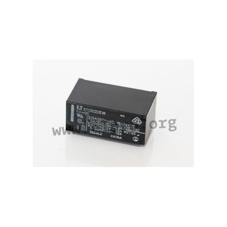 FTR-K1AK024W-KW-B, FCL Components PCB relays, 16A, 1 changeover or 1 normally open contact, FTR-K1 series