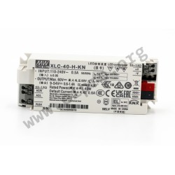 , Mean Well LED-Schaltnetzteile, 40W, Konstantleistung, XLC-40-KN Serie