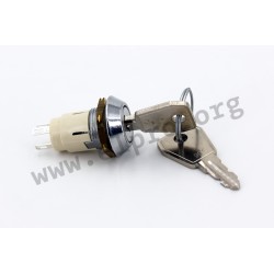 SRL-5-ES2, Lorlin key switches, single- or double-pole, SRL-5 series