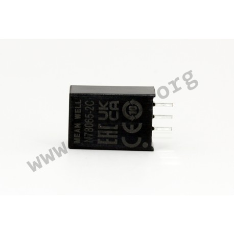N78018-2C, Mean Well DC/DC converter modules, 2A, SIP3, N78-2 series