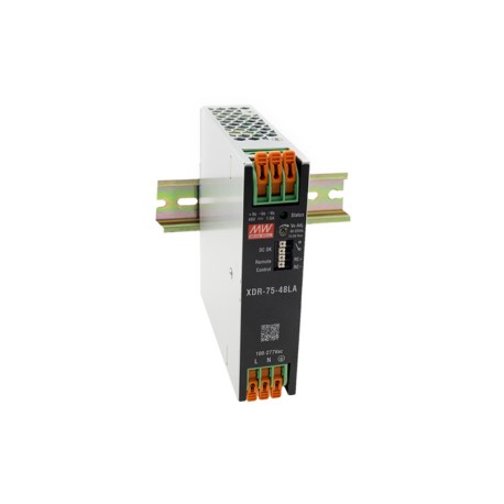 XDR-75-24LA, Mean Well DIN rail power supplies, 75W, XDR-75 series
