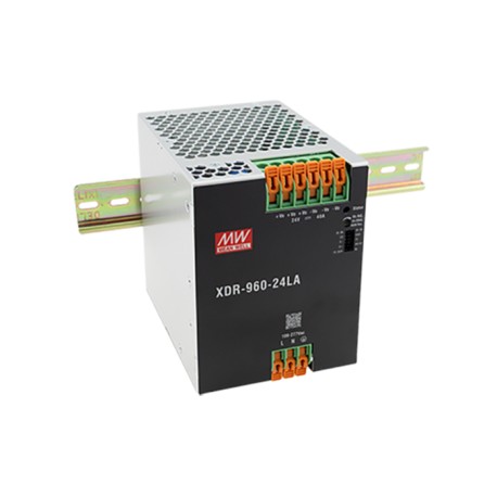 XDR-960-24LA, Mean Well DIN rail power supplies, 960W, XDR-960 series