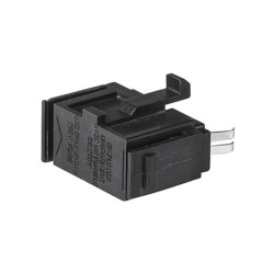 4301.1405, Schurter IEC-Kaltgeräteeinbaustecker, 70°C, mit Schalter und 2 Sicherungshaltern, DD11 Serie