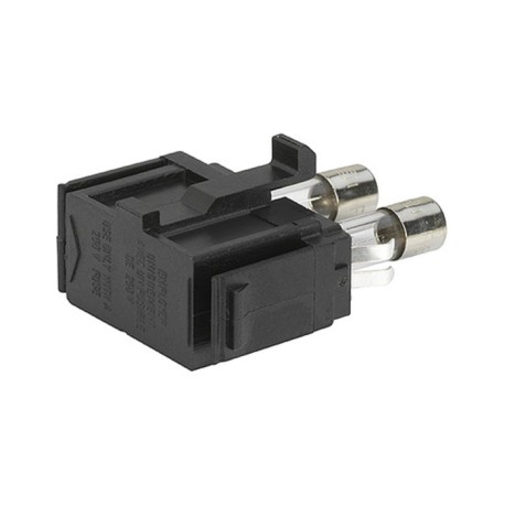 4301.1407, Schurter IEC-Kaltgeräteeinbaustecker, 70°C, mit Schalter und 2 Sicherungshaltern, DD11 Serie