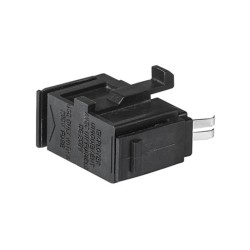 4301.1413, Schurter IEC-Kaltgeräteeinbaustecker, 70°C, mit Schalter und 2 Sicherungshaltern, DD11 Serie