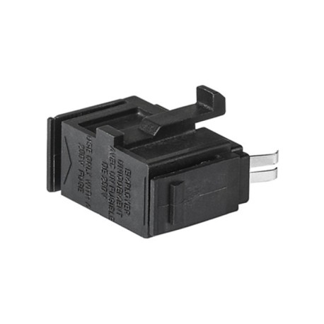 4301.1413, Schurter IEC-Kaltgeräteeinbaustecker, 70°C, mit Schalter und 2 Sicherungshaltern, DD11 Serie