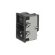 KM01.1205.11, Schurter IEC appliance inlets, 70°C, with switch and 2 fuse holders, KM series KM01.1205.11