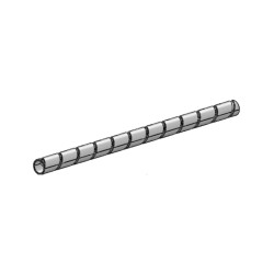 10158647, Essentra Components spiral coiled tubes, unpainted/black, 10158 series