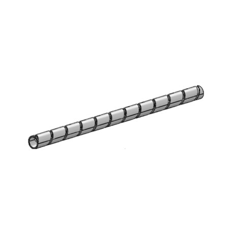 10158562, Essentra Components spiral coiled tubes, unpainted/black, 10158 series