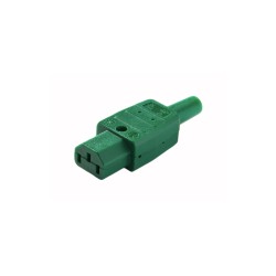 794/GN, KB and Kaiser IEC connectors, 70°C, cable mount