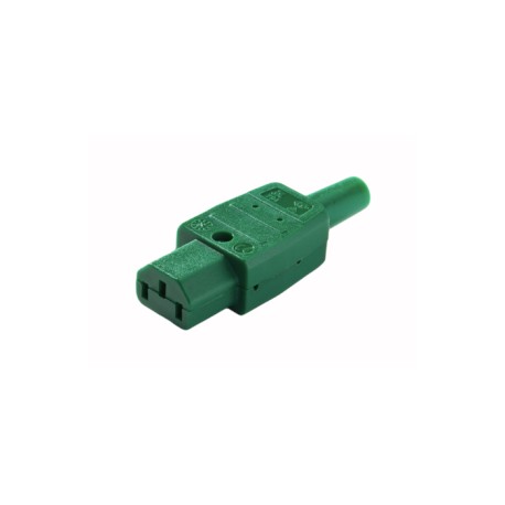 794/GN, KB and Kaiser IEC connectors, 70°C, cable mount