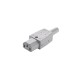 794/GR, KB and Kaiser IEC connectors, 70°C, cable mount 794 grau 794/GR