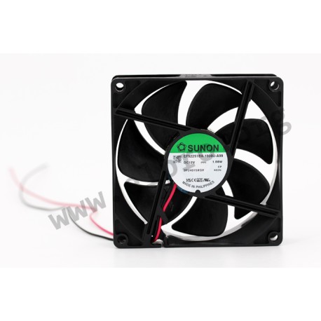 EF92251BX-1000U-A99, Sunon fans, 92x92x25mm, 12V DC, EE/EF/MF/GF/HA/PF series