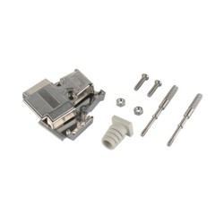 S6235-09NI03, Shenzhen Jin Ling Electronics D-sub backshells, metal, S6235 series