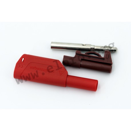 SFK 8500 S NI / AS / RT, Schützinger safety banana plugs, stackable, 32A, SFK 40 and SFK 8500 series