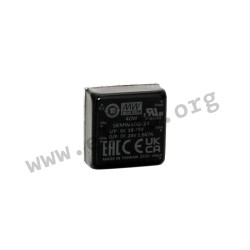 SKMW40G-05, Mean Well DC/DC-Wandler, 1x1-Gehäuse, geregelt, DKMW40 und SKMW40 Serie