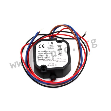 HNP-MOD1205, HN-Power switching power supplies, 12W, plastic case, HNP-MOD12 series