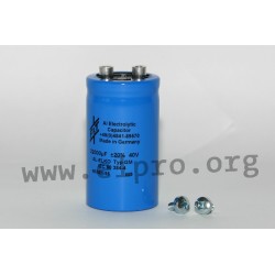 GMA33225050070, FTCAP electrolytic capacitors, radial, screw mounting, stud mounting, 85°C, GM series