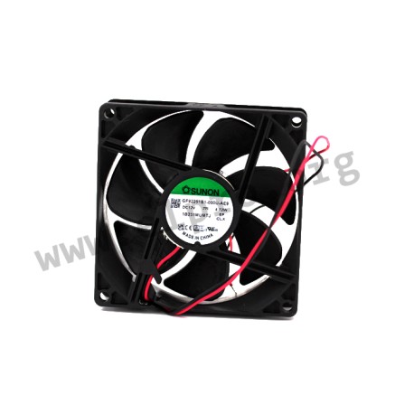 D09032710G-01, Sunon fans, 92x92x25mm, 12V DC, EE/EF/MF/GF/HA/PF series