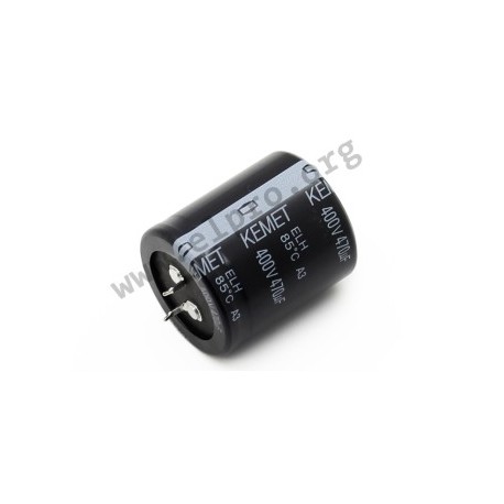 ELH478M063AR4AA, Jamicon und Kemet Elektrolyt-Kondensatoren, radial, RM10, Snap-In, 85°C, ELH/LP/LS Serie