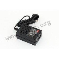 GSM25B12-P1J, Mean Well external switching power supplies, 25W, for medical technology, energy efficiency Level VI, GSM25B serie