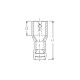 KFV 63810-1000, Amphenol Steckhülsen, 6,3mm, KF63 und KFV63 Serie KFV 63810-1000