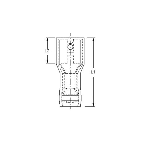 KFV 63810-1000, Amphenol Steckhülsen, 6,3mm, KF63 und KFV63 Serie