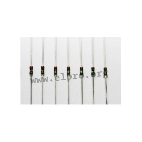 MBA02040Z0000ZCT00, Vishay Metallschicht-Widerstände, 0204 Gehäuse, 1, 0,4W, MBA/SMA Serie