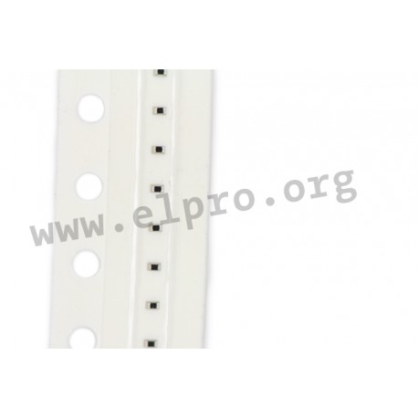 CRCW02010000Z0TDBC, Vishay SMD-Widerstände, 0201, 1%, 0,05W, CRCW0201BC Serie