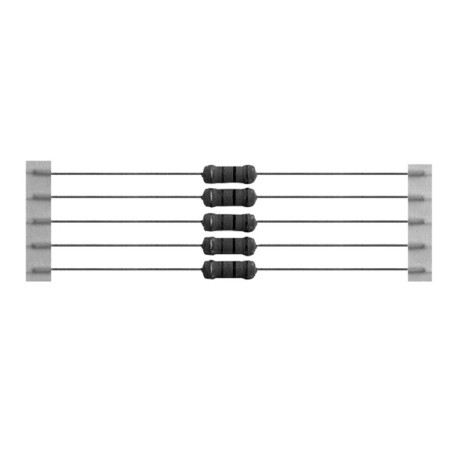 KNP-100229JTK, Yageo Drahtwiderstände, 1W, 5%, gegurtet, KNP100 Serie