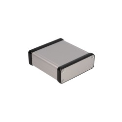 1455J801, Hammond diecast extruded aluminium enclosures, with aluminium end panels, 1455 series