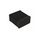 1455K801BK, Hammond diecast extruded aluminium enclosures, with aluminium end panels, 1455 series 1455K801BK
