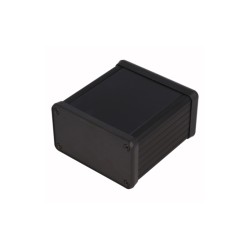 1455K802BK, Hammond diecast extruded aluminium enclosures, with end panels, 1455 series