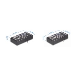 DKE10W8-05, Mean Well DC/DC converters, 2x1 housing, regulated, DKE10W8 and SKE10W8 series