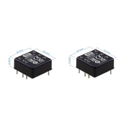 SKM10W8-03, Mean Well DC/DC converters, 1x1 housing, regulated, DKM10W8 and SKM10W8 series