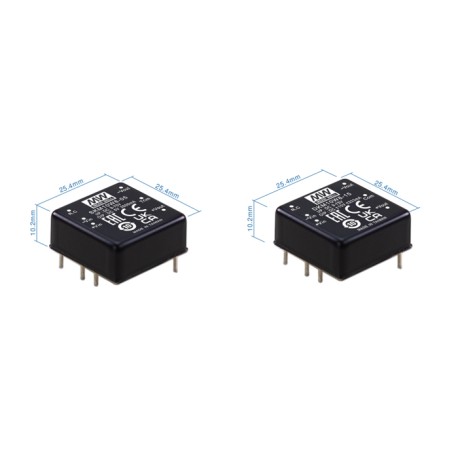 SKM10W8-12, Mean Well DC/DC converters, 1x1 housing, regulated, DKM10W8 and SKM10W8 series