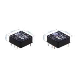 SKMW15W8-05, Mean Well DC/DC converters, 1x1 housing, regulated, DKMW15W8 and SKMW15W8 series