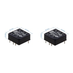 DKMW20W8-12, Mean Well DC/DC converters, 1x1 housing, regulated, DKMW20W8 and SKMW20W8 series