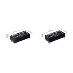 SKM30W8-03, Mean Well DC/DC converters, 2x1 housing, regulated, DKM30W8 and SKM30W8 series